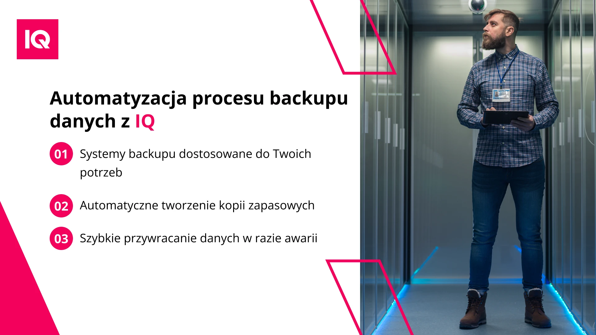Automatyzacja procesu backupu danych z IQ
